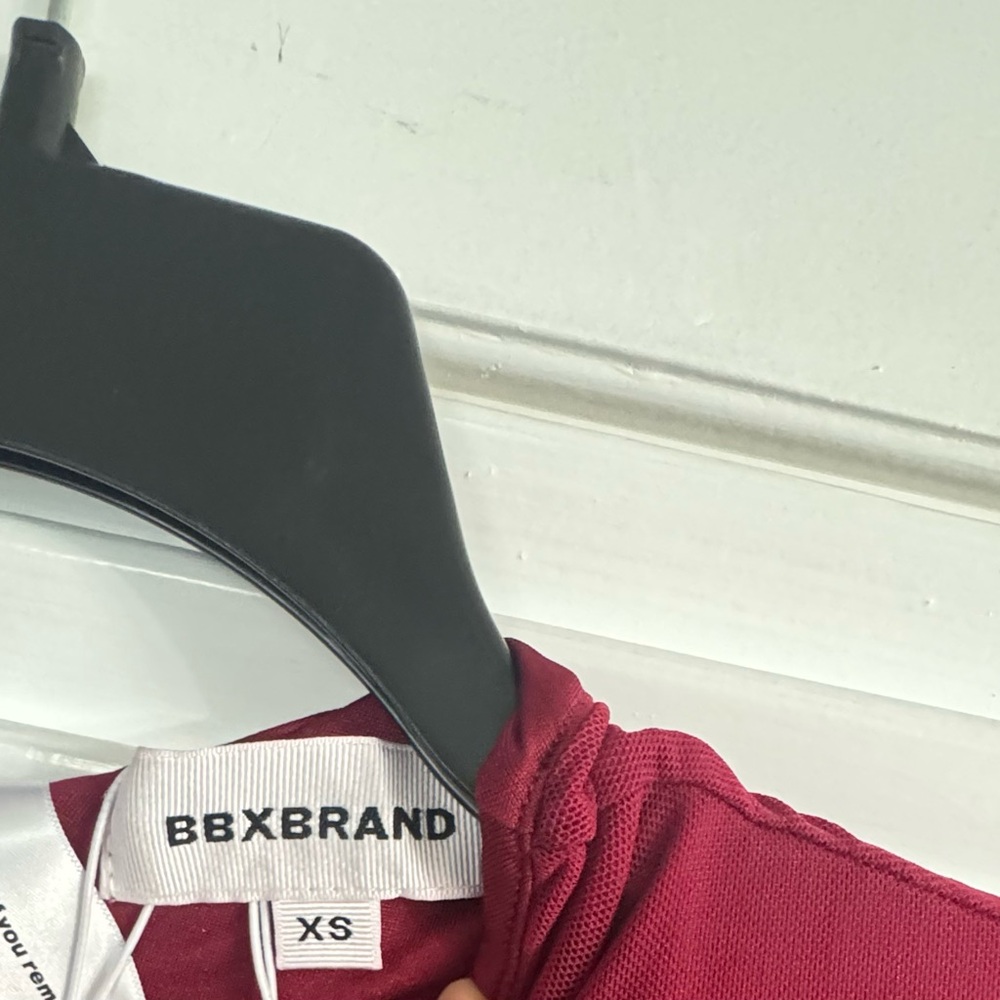 BBXBRAND ALUYA MESH DRESS - DEEP CHERRY - Picture 4 of 7
